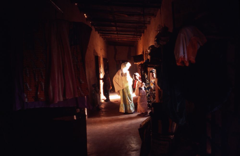 Kati, Mali - Feb 10, 2007 - Women at Malian wedding