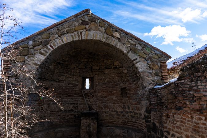 Famous georgian travel landmark