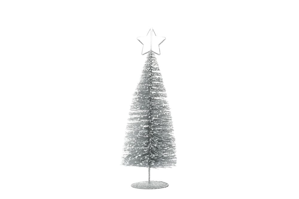 Decorative christmas tree isolated on blank background