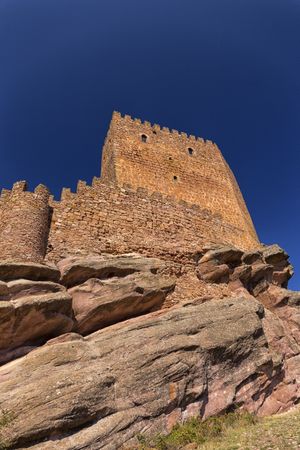 Castle of Zafra. Game of Thrones, Tower of Joy. Hombrados, Campillo de Dueñas, Guadalajara, Castilla La Mancha, Spain, Europe