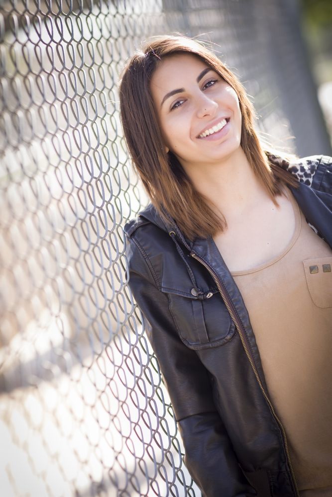 Portrait of Smiling Persian Woman