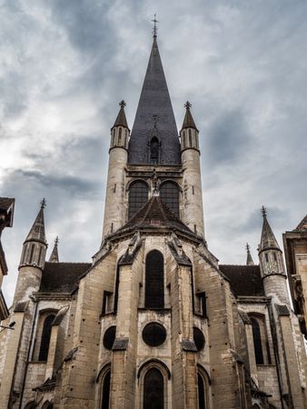 Medieval city of Dijon, capital of Burgundy. Cozy, cute center of the old town