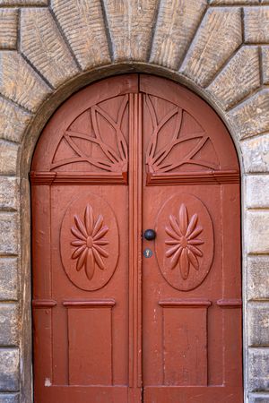 Decooration of the building in Old Prague