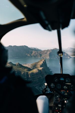 Cape Town helicopter view