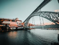 Under the bridge in Porto