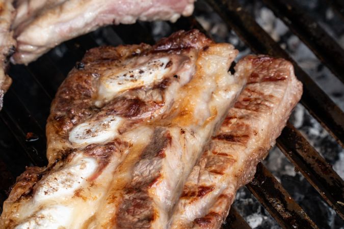 Meat dish served with sauce on plate