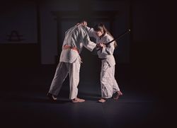 Krav Maga teacher training man in studio
