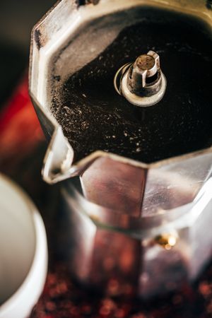 Fresh coffee in a coffee marker