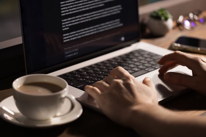 Businessman Working Remotely at Home