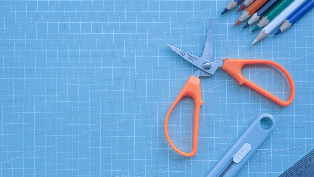 Paper cut tools, creative and school development