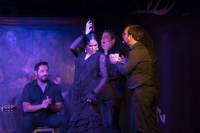 Flamenco performance on stage