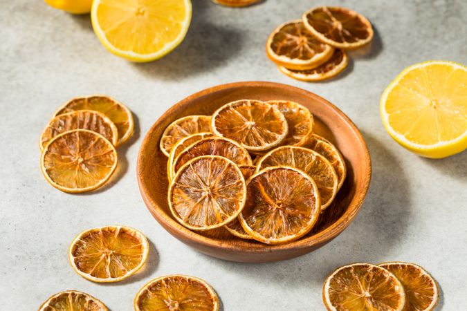 Dehydrated Dry Lemon Slices