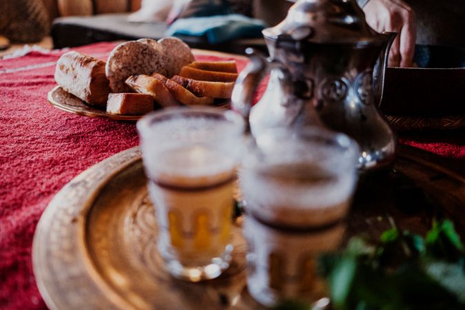 Arab tea ceremony composition