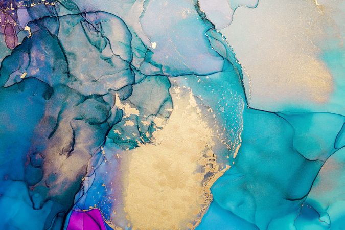 Alcohol ink colors, art background
