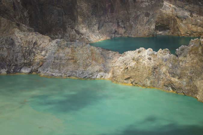 Kelimutu volcano, craters and blue lakes, Flores Island, Indonesia, East Nusa Tenggara province