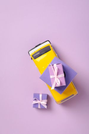 Concept of shopping, and discounts, top view