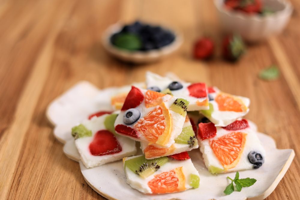 Homemade Frozen Yogurt Bark