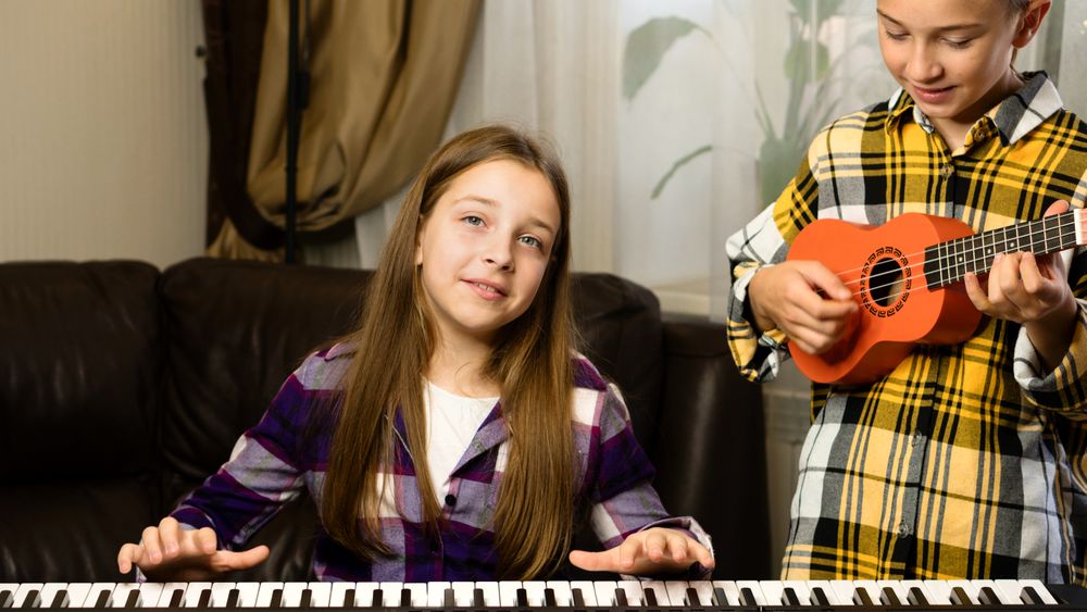 Kids' Joyful Music Practice