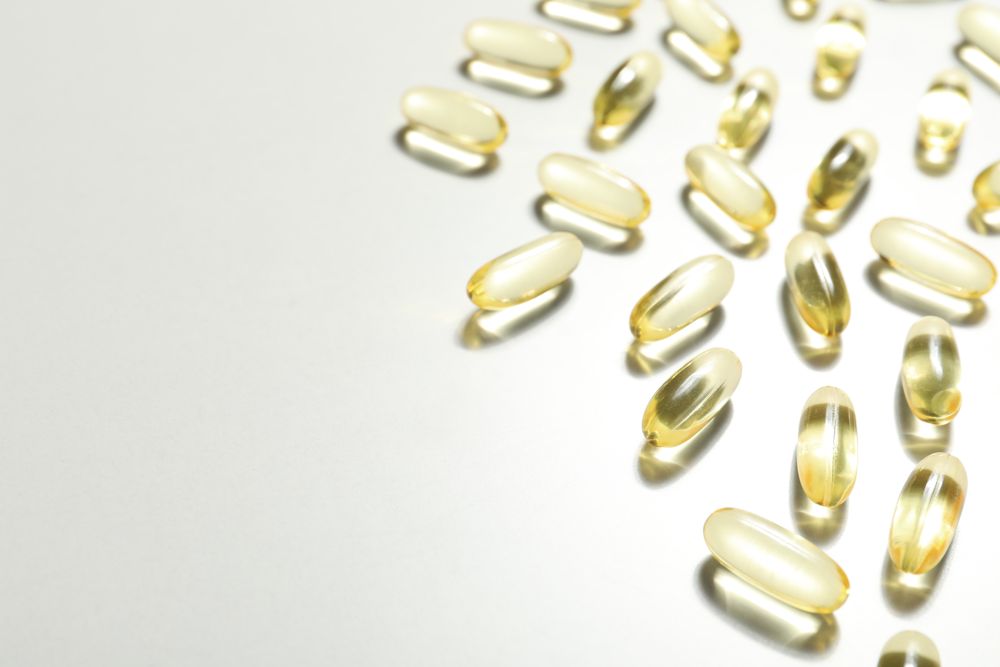 Immunity support capsules - Omega, health care concept