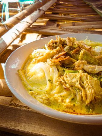 Soto ayam, Indonesian traditional streetfood