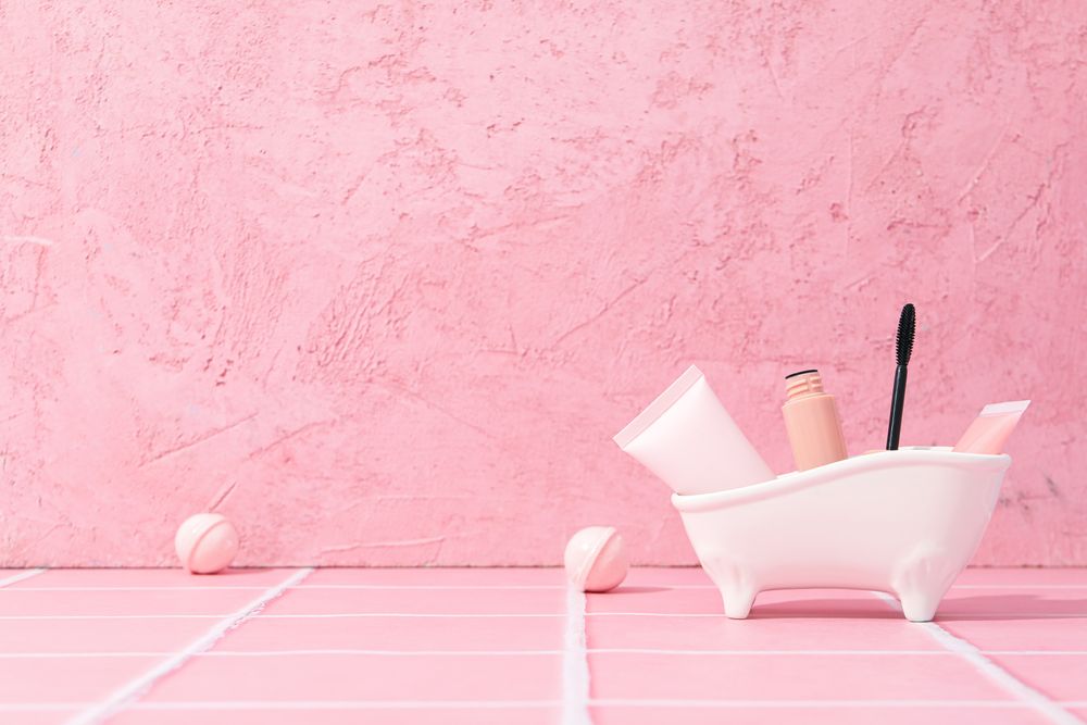 Concept of cosmetic and beauty care, space for text