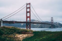 Golden gate bridge in San Francisco, California