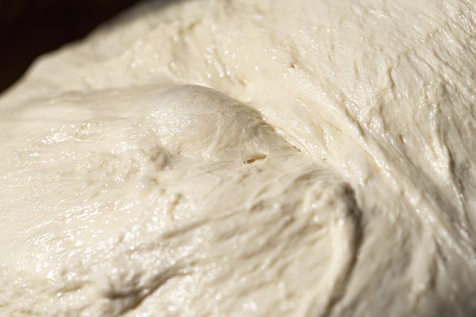 Bread dough close-up