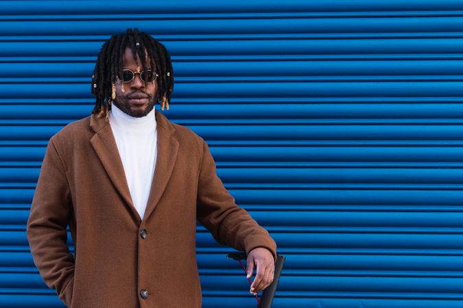 Stylish Black man with dreadlocks