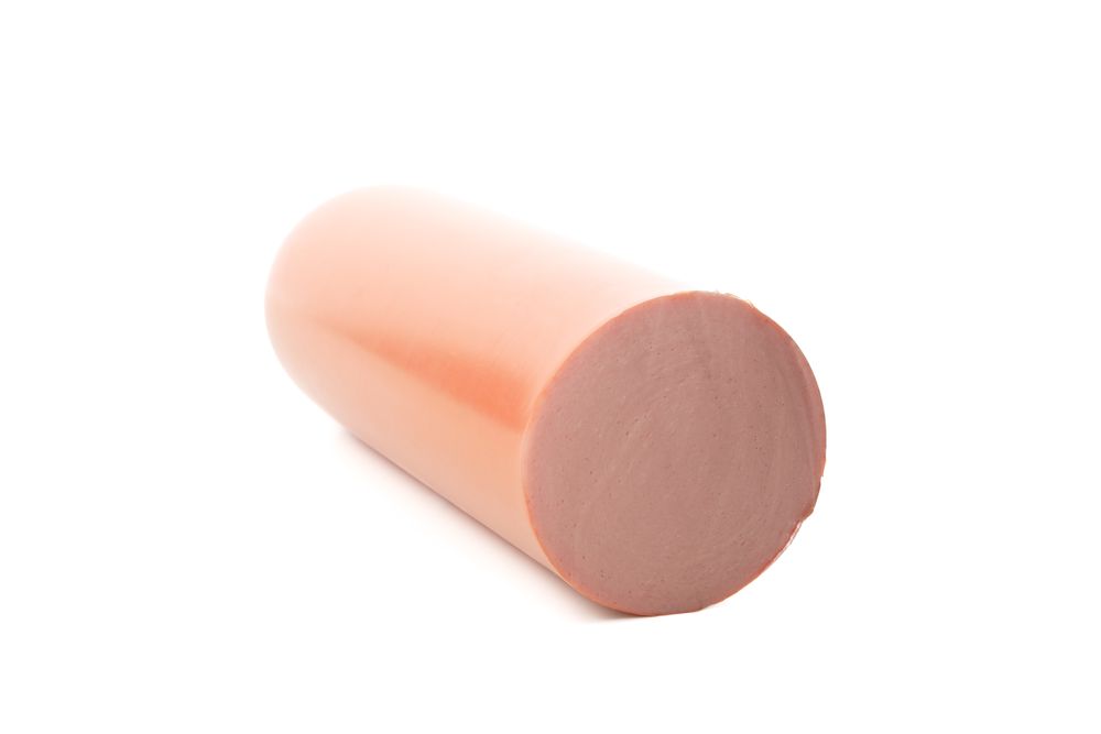 Large sausage stick in plain room