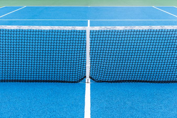 Blue Tennis court