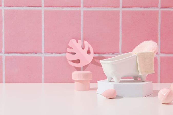Concept of cosmetic and beauty care, space for text