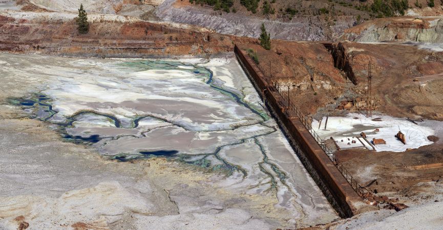 Old mining structures in Riotinto