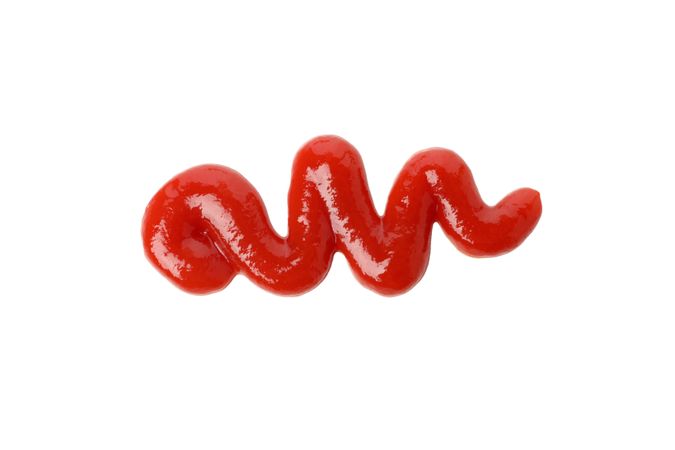 Tasty tomato sauce isolated on neutral background