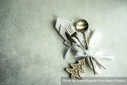 Cutlery in elegant Christmas decor 4NWJ2b