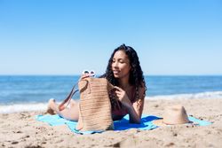 Enjoy a relaxing beach day with stylish accessories to enhance your experience by the shore