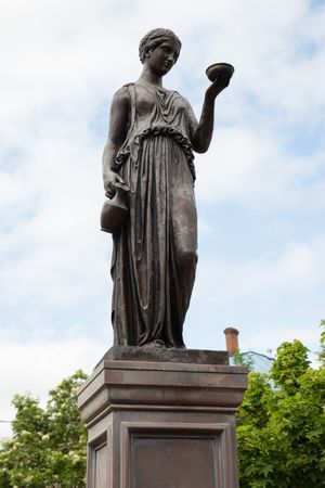 A 12-foot-high statue of Hebe, Roseburg, Oregon