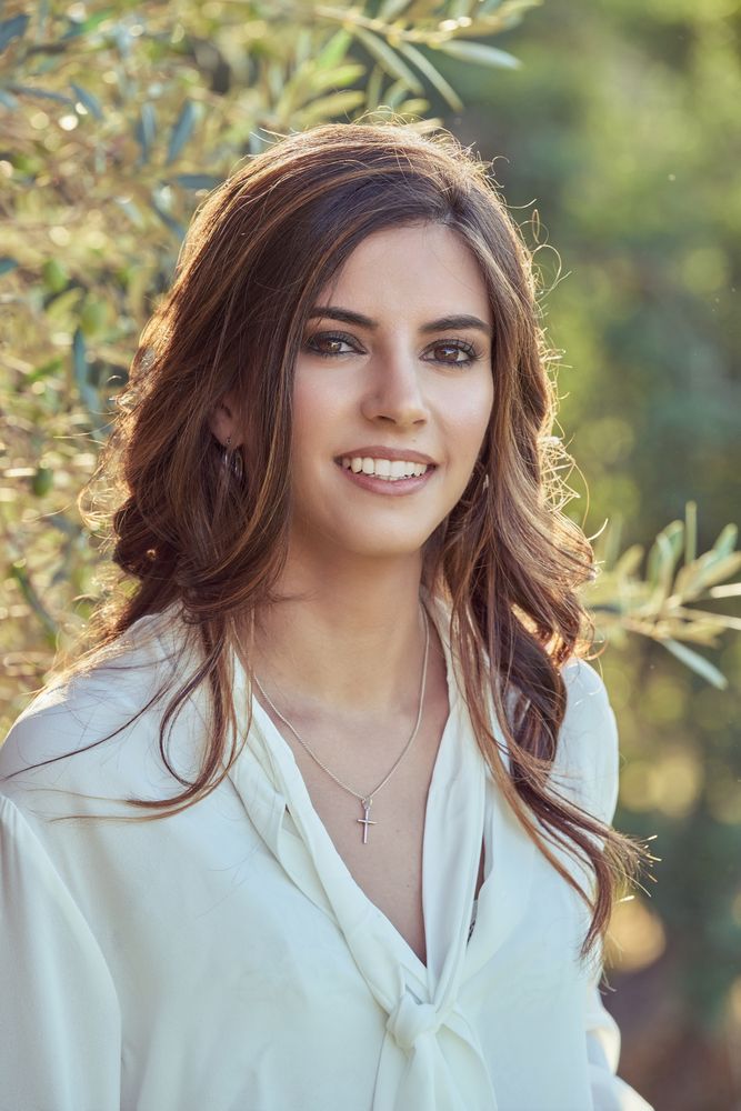 Woman standing in nature