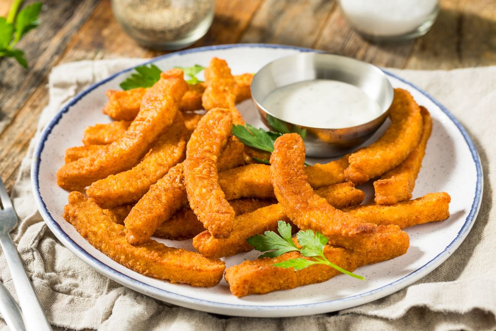 Organic Homemade Halloumi Cheese Fries