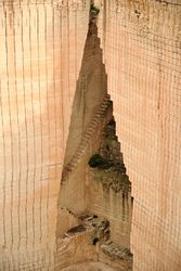 Old abandoned quarry in Ciutadella de Menorca