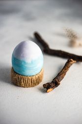 Easter card concept with Easter egg