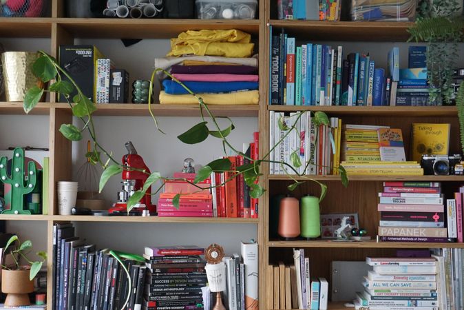 Colourful Bookshelf