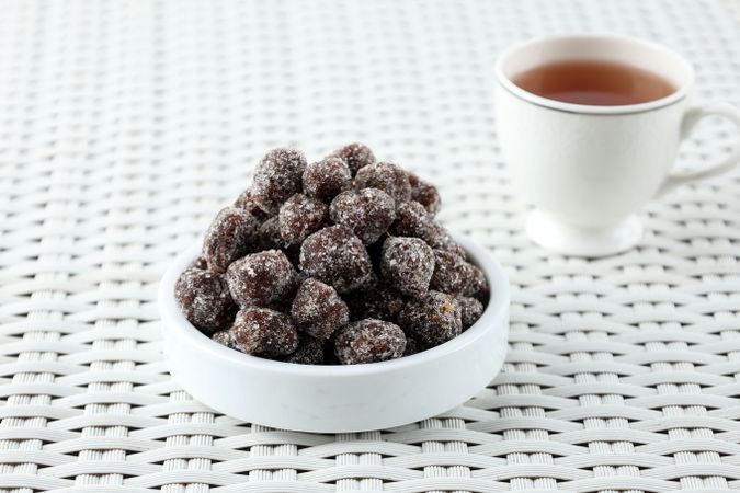 Permen Asem Jadul. Sweet and Sour  Tamarind Candy with Sugar Coating.