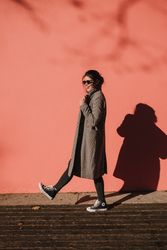 stylish lady in sunglasses