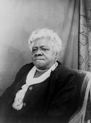 Portrait of Mary McLeod Bethune, seated