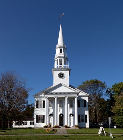First Congregational Church, located in Litchfield, Connecticut