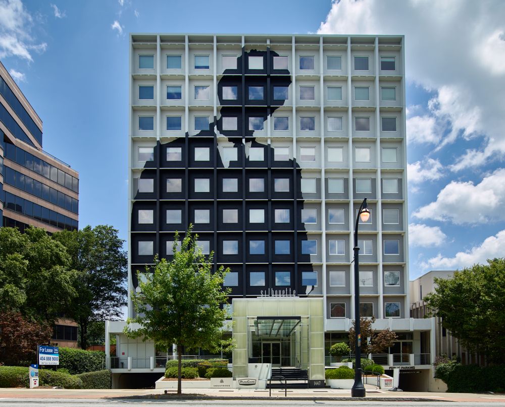 The Silhouette Building in downtown Atlanta