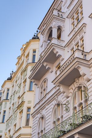 Decooration of the building in Old Prague