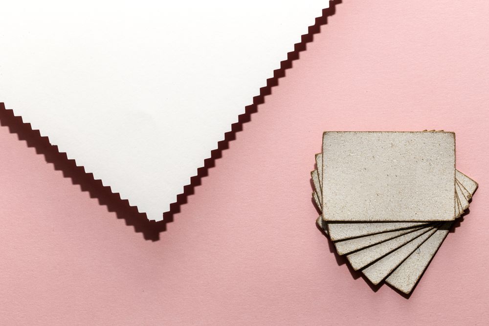 Natural leather labels for price or advertising