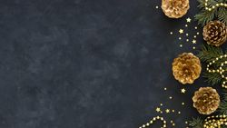 Beautiful Christmas concept with copy space