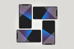 Four mobile phones